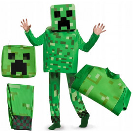 Gyermek Minecraft Creeper jelmez 116-122 cm