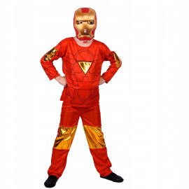 Gyerek Iron man jelmez maszkkal és kesztyűkkel 98-110 S
