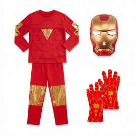 Gyerek Iron man jelmez maszkkal és kesztyűkkel 98-110 S