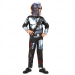 Gyermek Star Wars Mandalorian jelmez maszkkal 98-110 cm Gyermek Star Wars Mandalorian jelmez maszkkal 98-110 cm