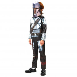 Gyermek Star Wars Mandalorian jelmez maszkkal 98-110 cm Gyermek Star Wars Mandalorian jelmez maszkkal 98-110 cm
