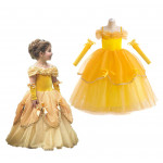 Detský kostým Žltá princezná 110-122 M