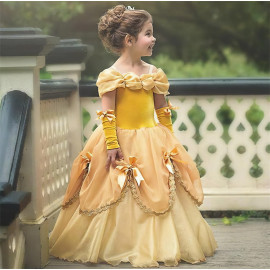 Detský kostým Žltá princezná 110-122 M