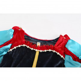 Gyermek Wednesday classic jelmez parókával 116-122 cm