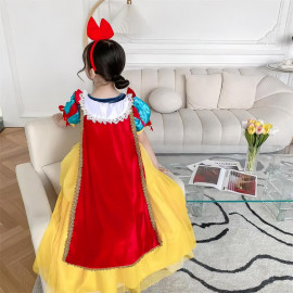 Gyermek Wednesday classic jelmez parókával 116-122 cm