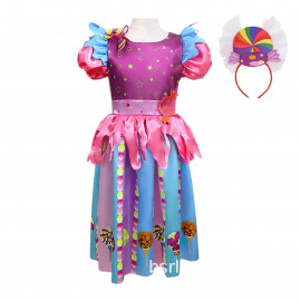 Gyermek jelmez Kis Lány homlokkötővel 110-122 M