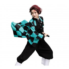 Gyermekkosztüm Demon Slayer Tanjiro Kamado 152-158 M