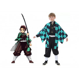 Gyermekkosztüm Demon Slayer Tanjiro Kamado 152-158 M