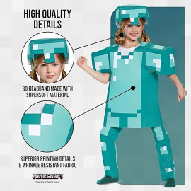 Gyermek Minecraft Steve jelmez 104-116 S