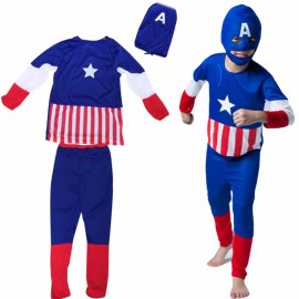 Gyermek Captain America jelmez 110-122 M