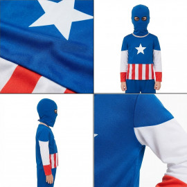 Gyermek Captain America jelmez 110-122 M