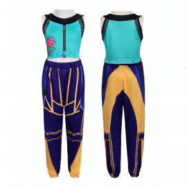 Gyermek Elsa jelmez flitterekkel és kiegészítőkkel 110-116 M