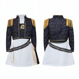 Gyermek Elsa jelmez flitterekkel és kiegészítőkkel 110-116 M