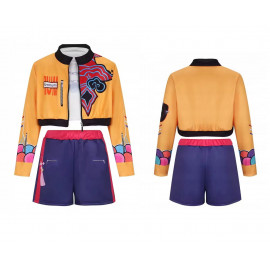 Gyermek Elsa jelmez flitterekkel és kiegészítőkkel 110-116 M