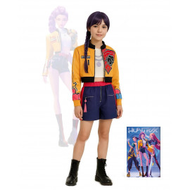 Gyermek Elsa jelmez flitterekkel és kiegészítőkkel 110-116 M