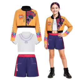 Gyermek Elsa jelmez flitterekkel és kiegészítőkkel 110-116 M