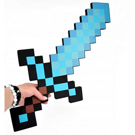 Minecraft gyémánt kard 45 cm habból