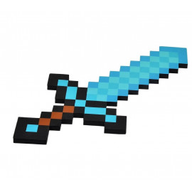 Minecraft gyémánt kard 45 cm habból