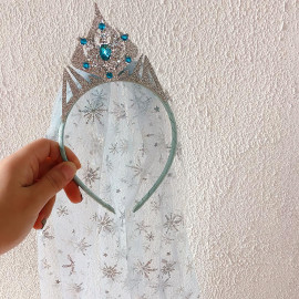 Elsa Frozen kiegészítők szettel és fátyollal