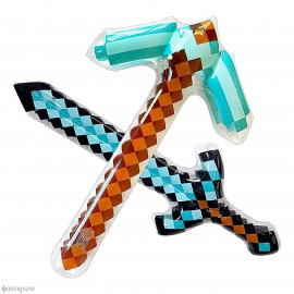 Minecraft kard 60cm felfújható