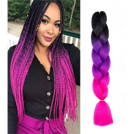 Pletený copánek Jumbo Unicorn 60cm