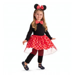 Dětský kostýmek Myška Minnie s motýlkem 3v1